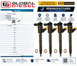 4x Inyector para Renault Dacia 0445110800 166007427R
